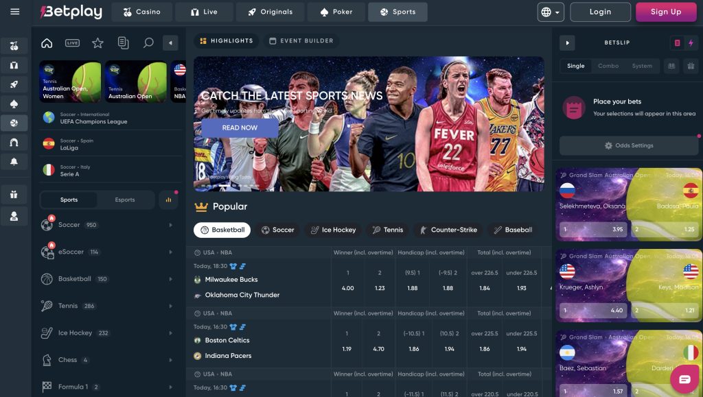 BetPlay Crypto Betting Site